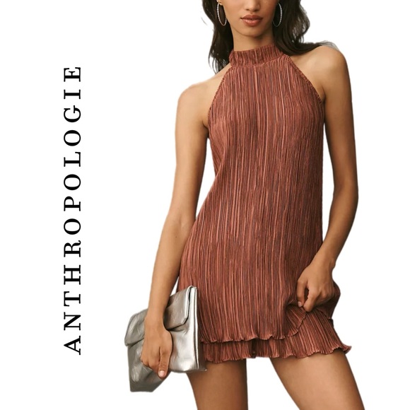 Anthropologie Pants - Anthropologie Halter Plissé Romper